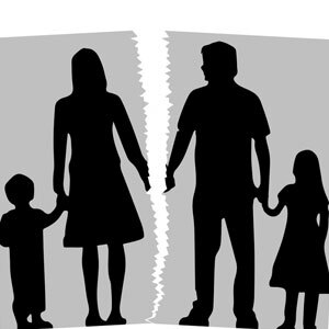 Image representing family separation or divorce - Aminu Law Firm, PLLC